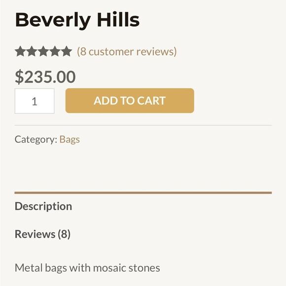 $235 MSRPโ- Ramla BEVERLY HILLS Bag - PINK - Picture 3 of 5